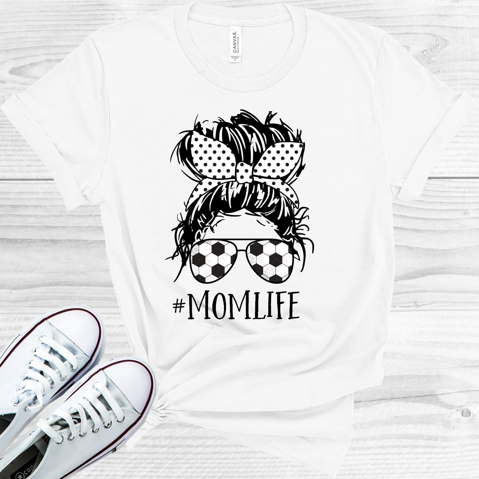 Soccer Mom Life #momlife Graphic Tee
