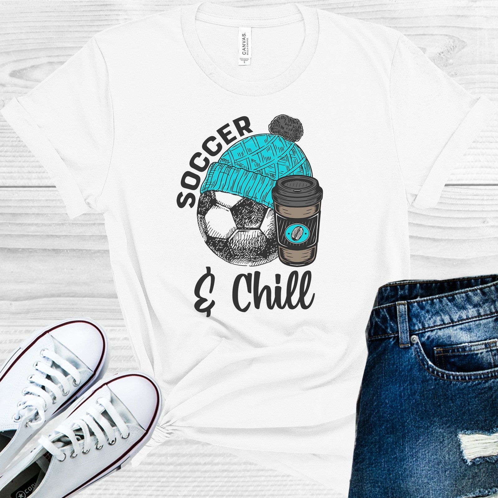 Soccer &amp;amp; Chill Graphic Tee