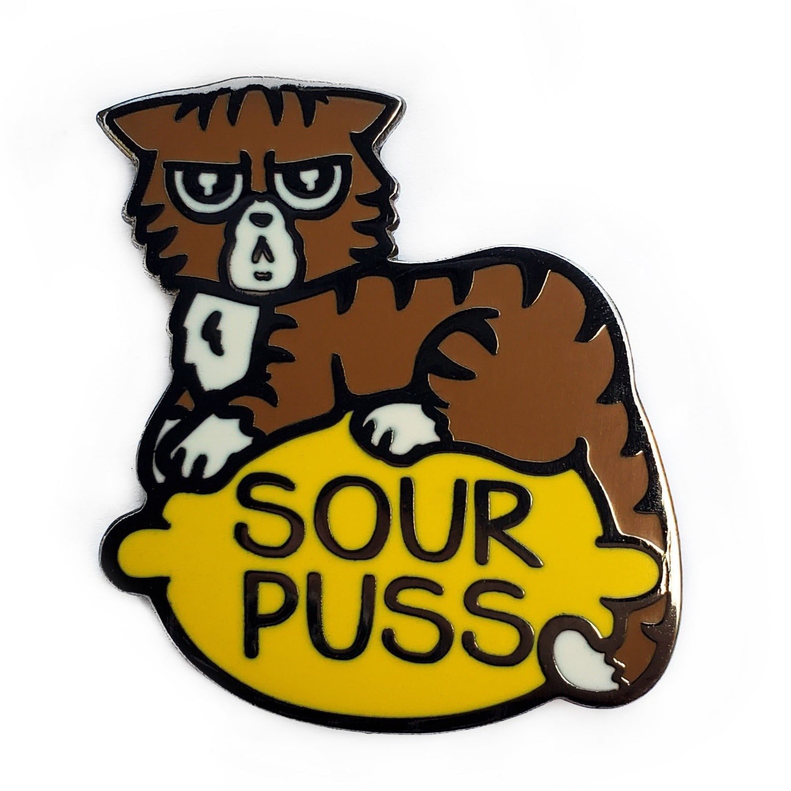 Sourpuss Pin