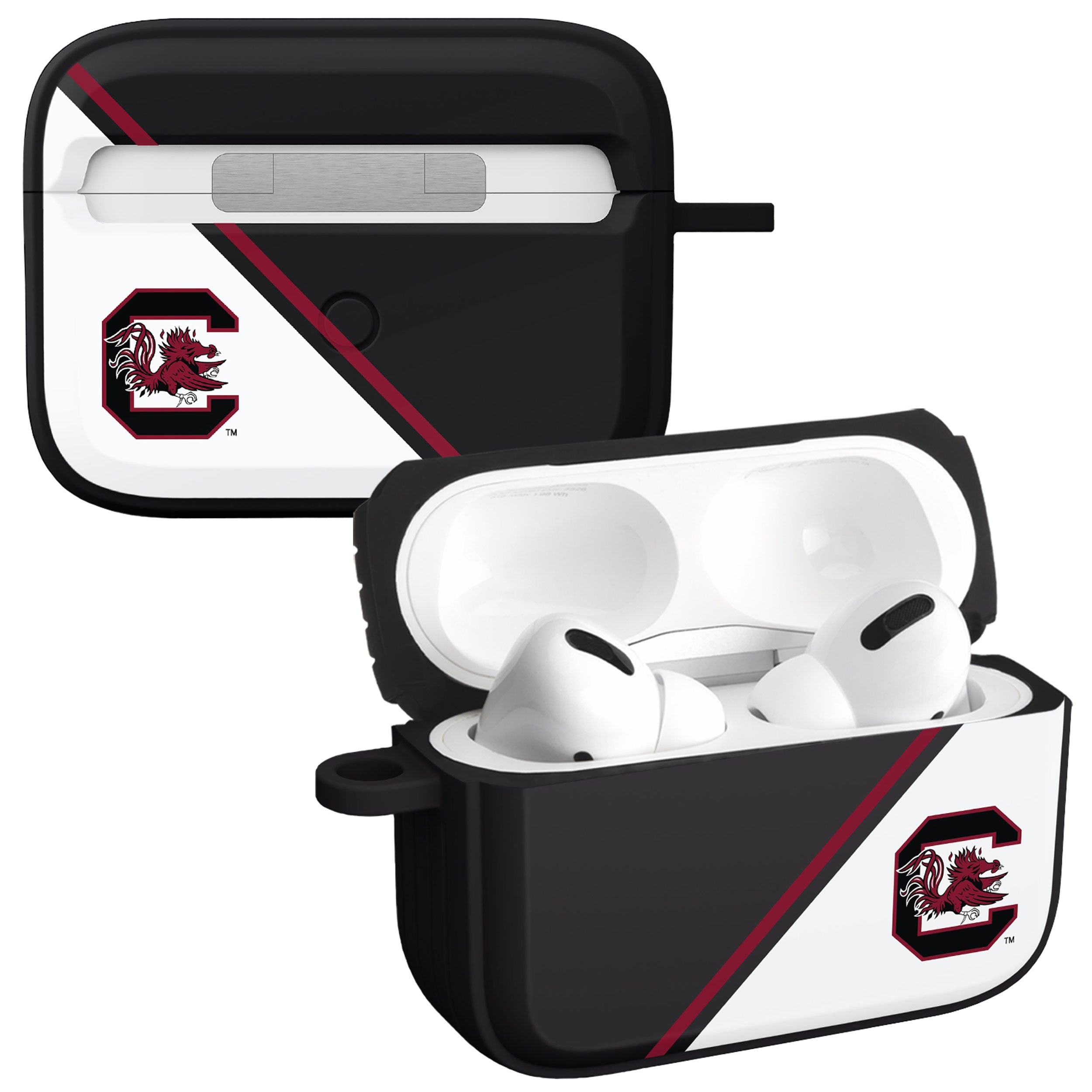 South Carolina Gamecocks HDX Champion Series Apple AirPods Pro 1 &amp;amp; 2 Case Cover