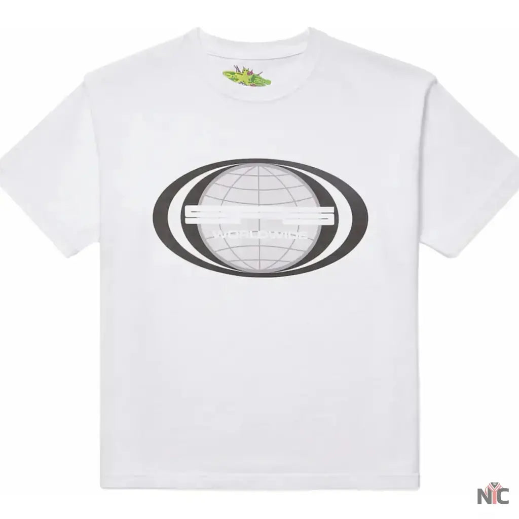 Sp5der Jumbo Globe White Tee