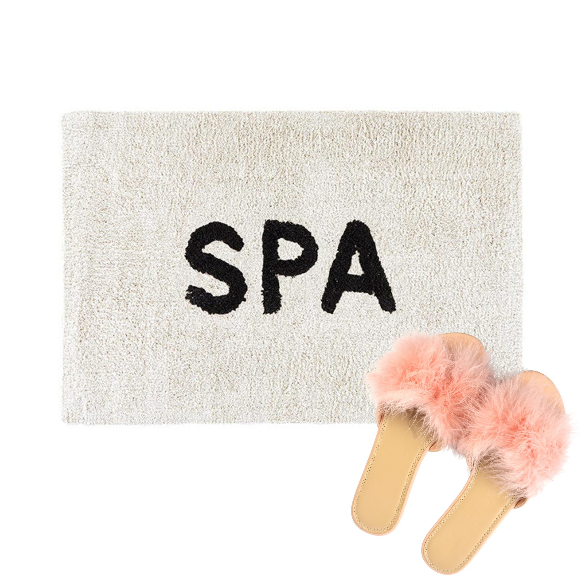 Spa Bath Mat | Soft Cotton Bathroom Rug | 20&amp;quot; x 30&amp;quot;