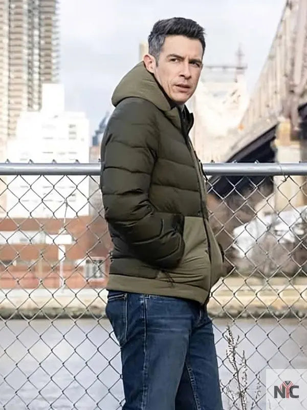 Special Agent Stuart Scola FBI S06 Green Puffer Jacket