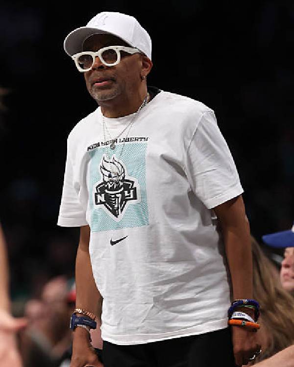 Spike Lee WNBA playoffs White Shirt