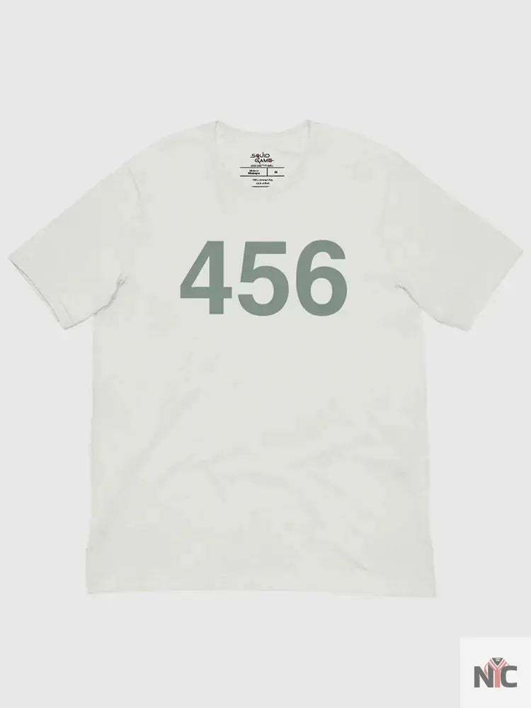 Squid Game Player 456 White T-Shirt