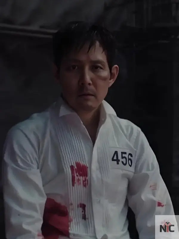 Squid Game S03 Lee Jung-Jae White Shirt