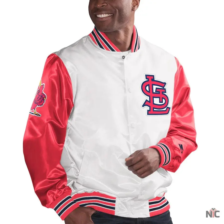 St Louis Cardinals The Legend White Satin Jacket