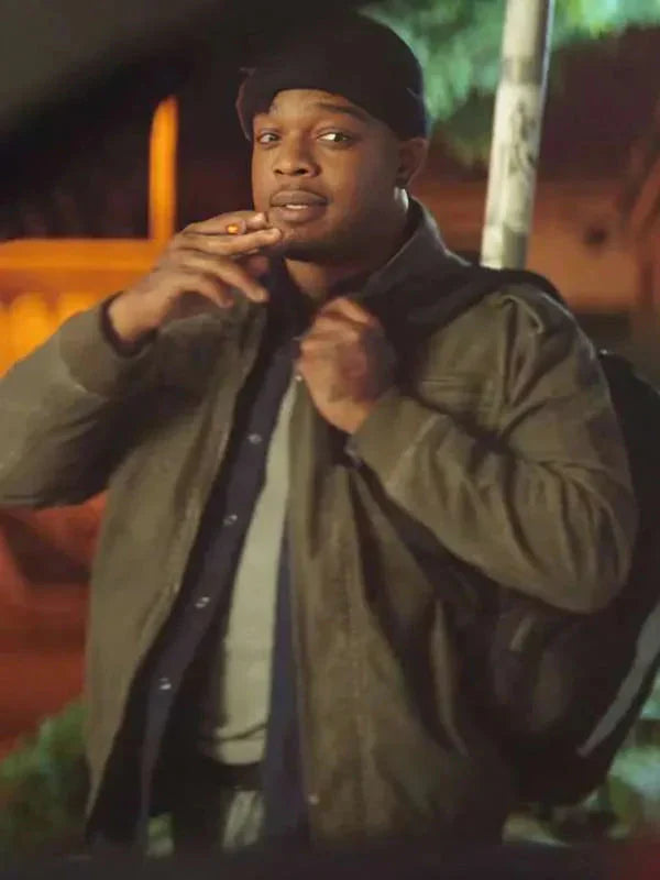 Stephan James Night Always Comes 2025 Green Jacket