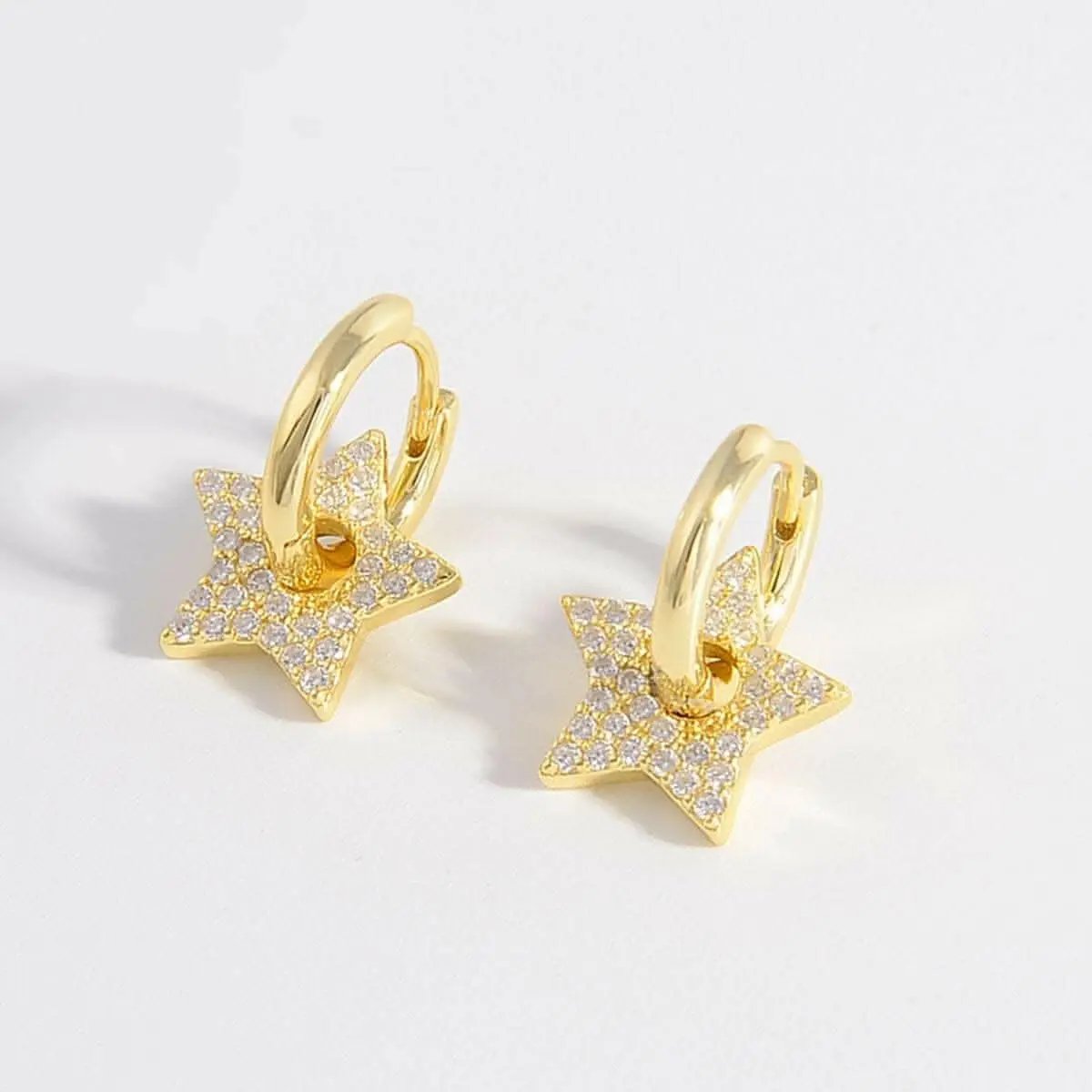 Trendsi just arrived - Sterling silver star zircon studs