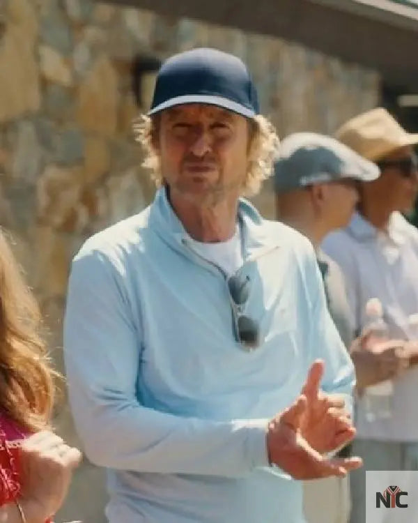 Stick Owen Wilson Long Sleeve Polo Shirt