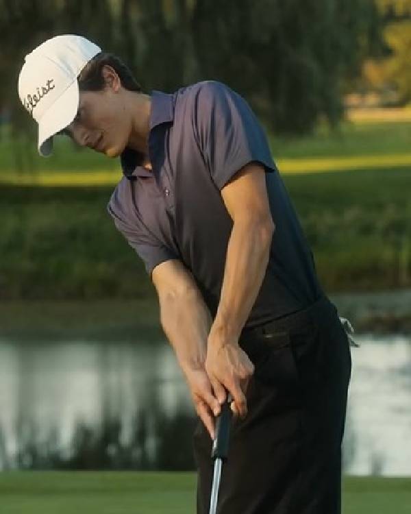 Stick Peter Dager Purple Polo Shirt