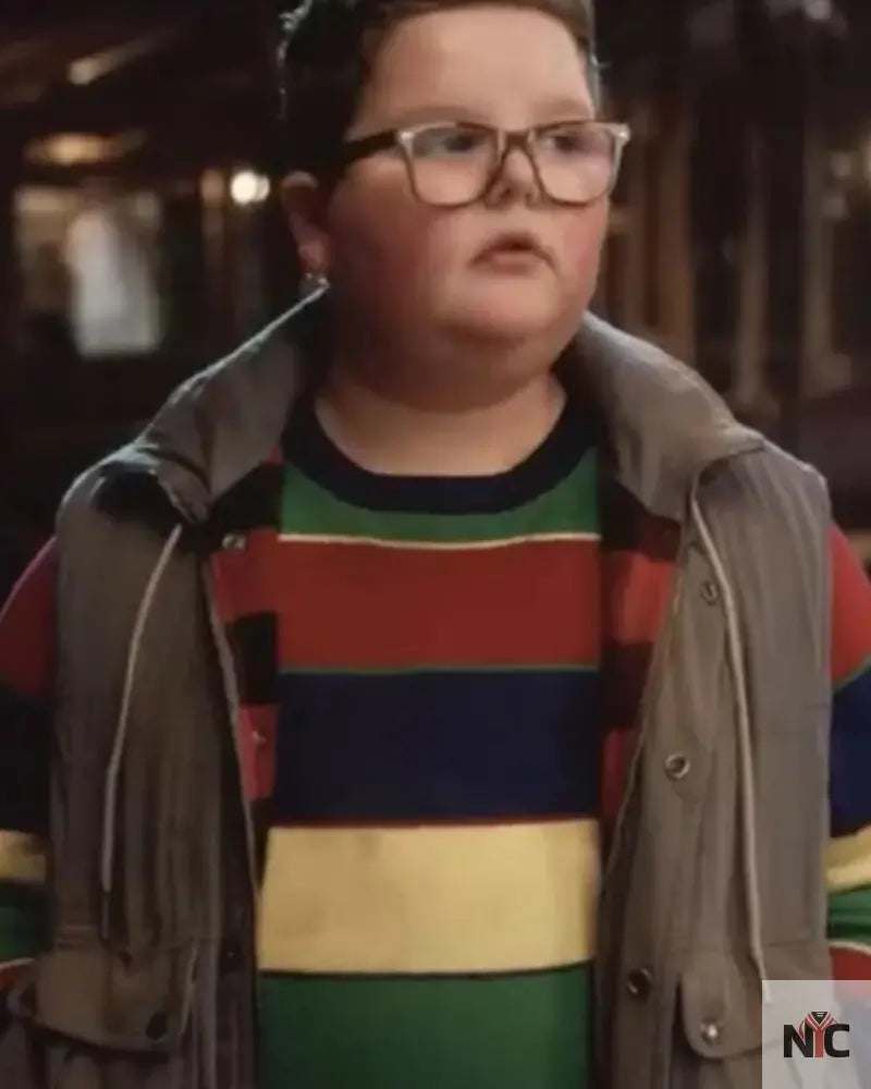 Stranger Things S05 Jake Connelly Grey Vest