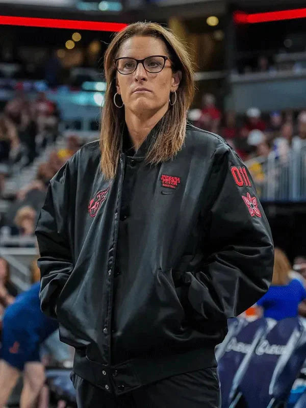 Stranger Things x Indiana Fever Stephanie White Varsity Jacket