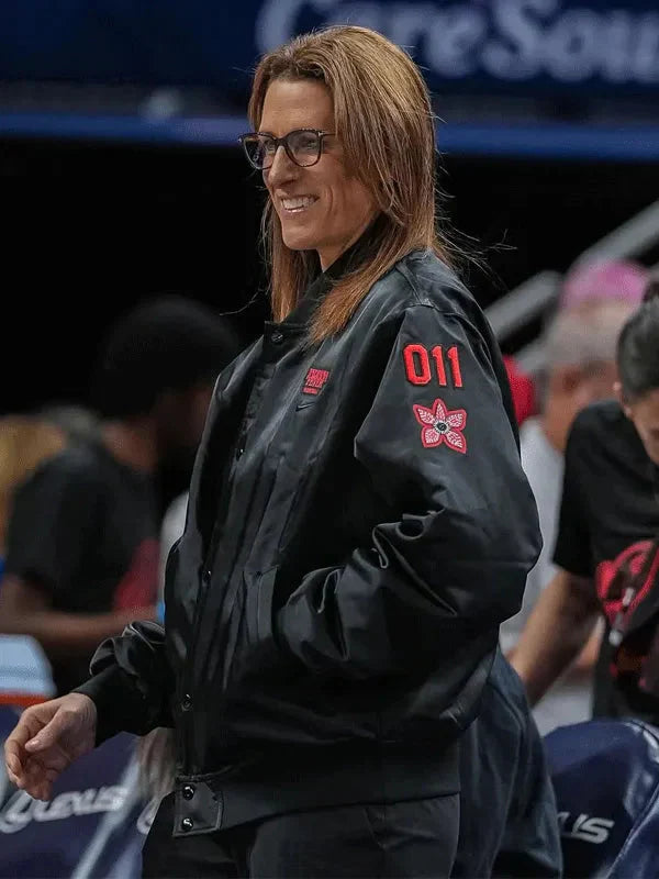 Stranger Things x Indiana Fever Stephanie White Varsity Jacket