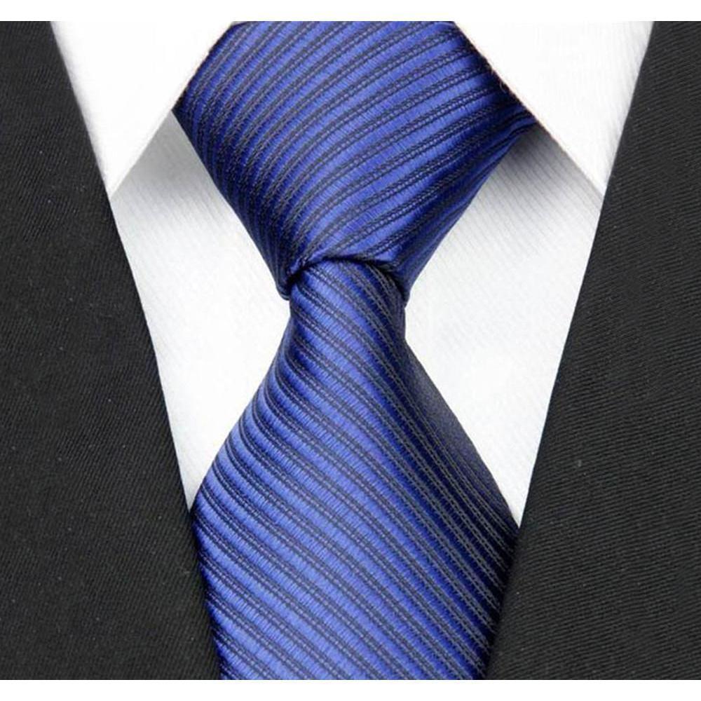 Stripe Solids Collection Wide Neckties - 11 Colors