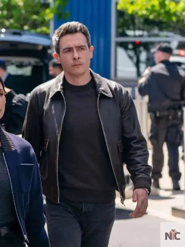 Stuart Scola FBI S07 Brown Leather Jacket