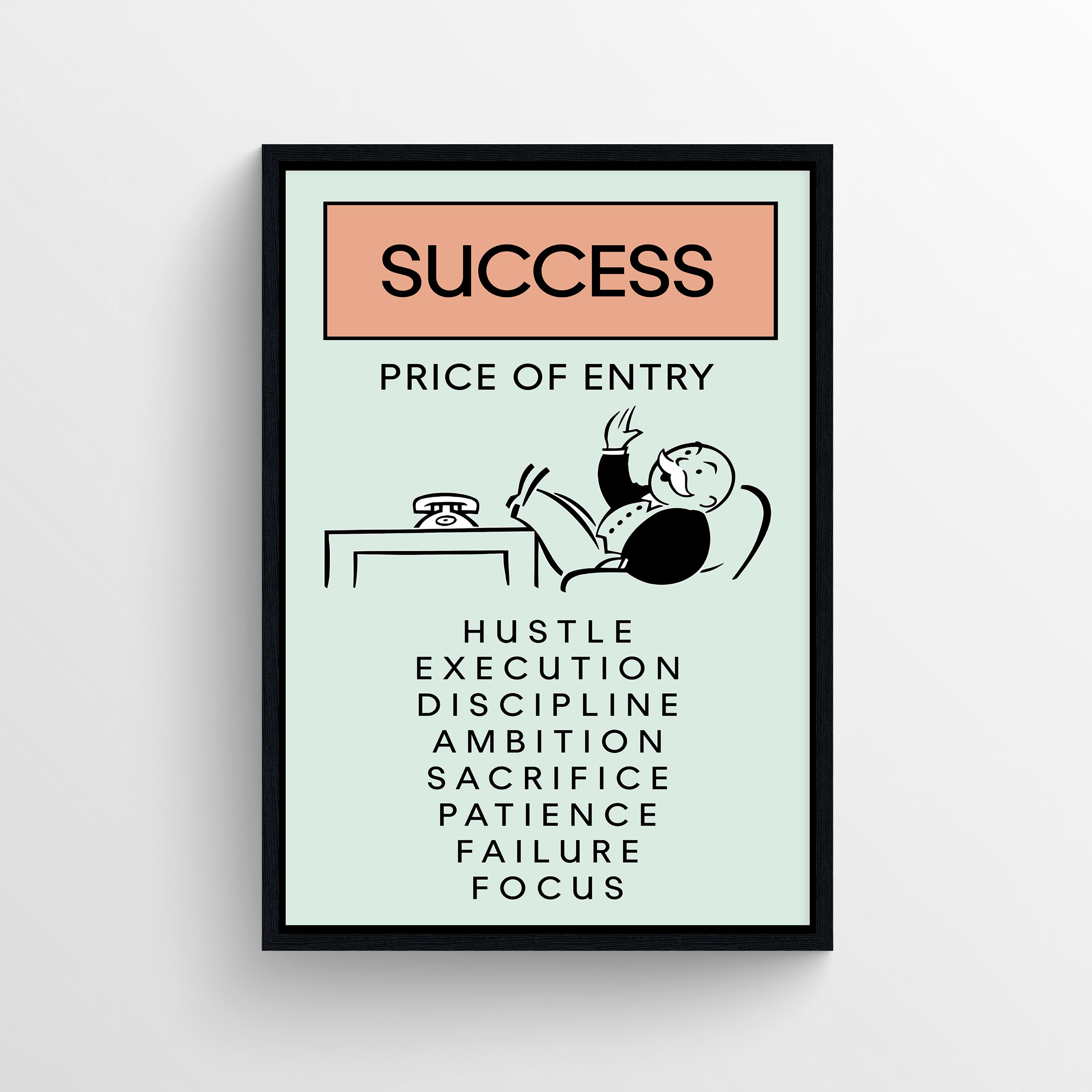 Success Monopoly Poster