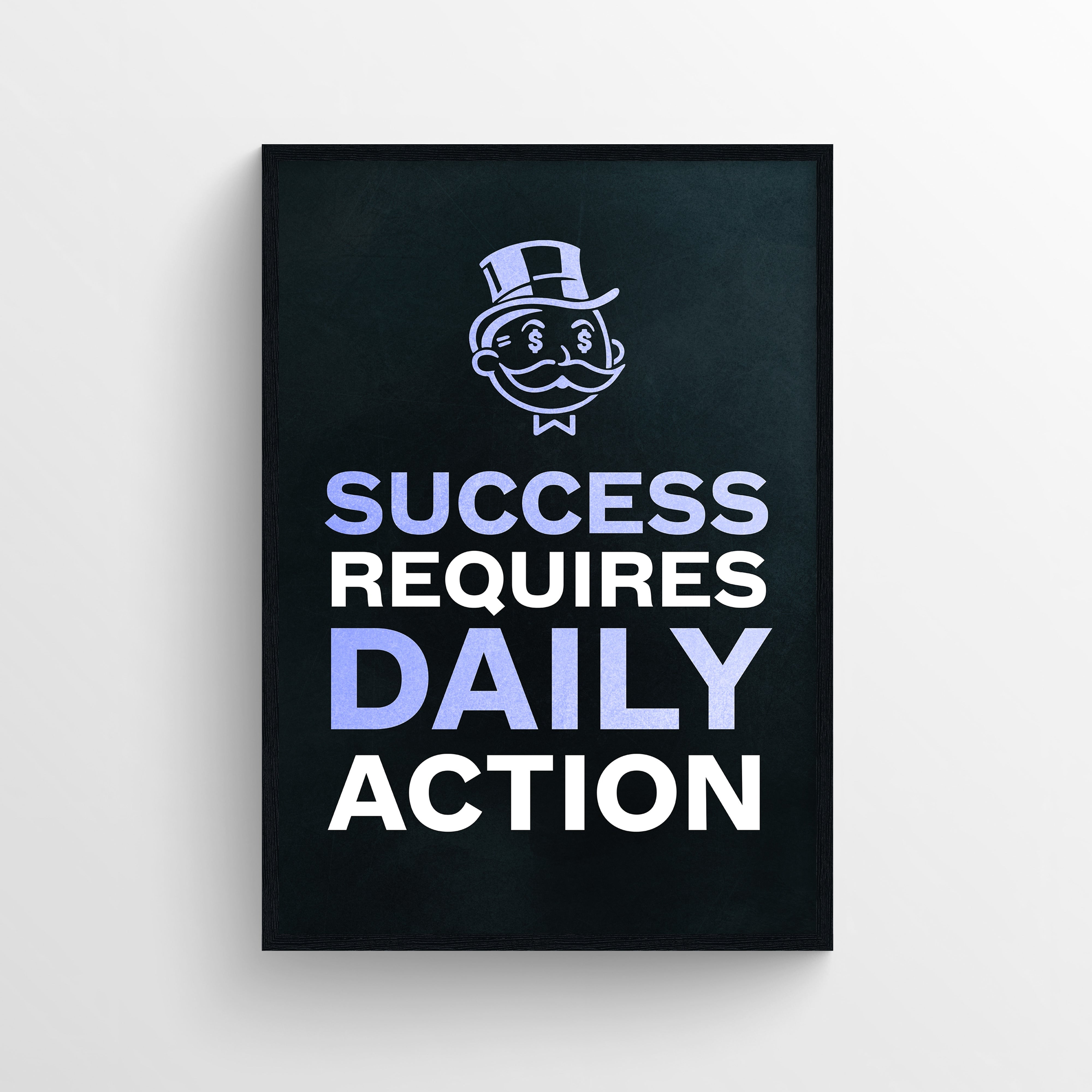 Success Requires Daily Action Poster