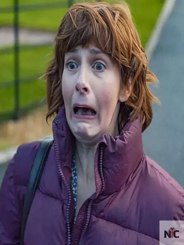 Such Brave Girls 2025 Louise Brealey Purple Jacket