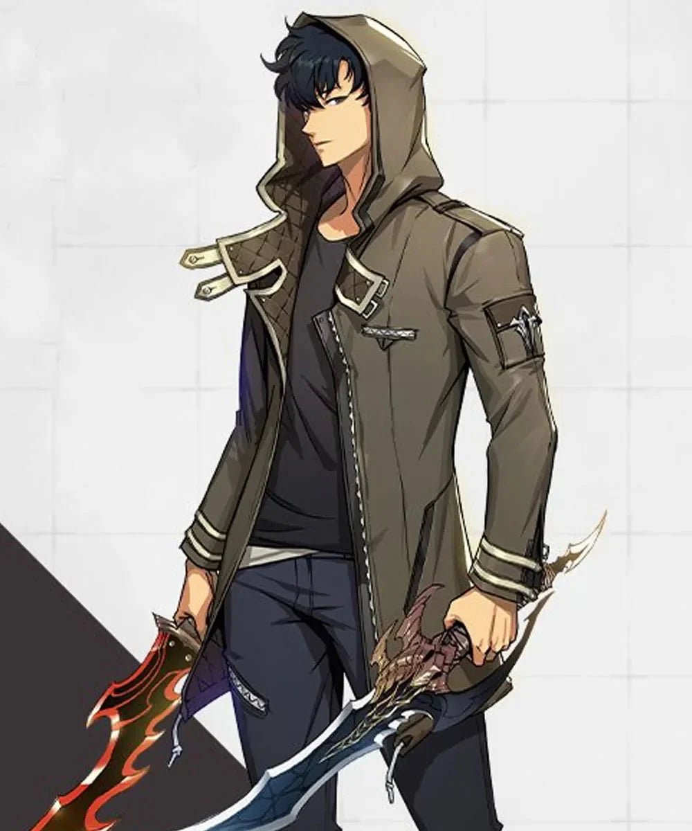 Sung Jinwoo Solo Leveling Green Jacket