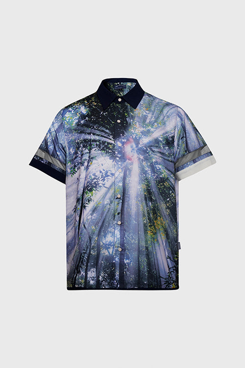 Lost in Paradise Short-sleeve Button-up Shirt