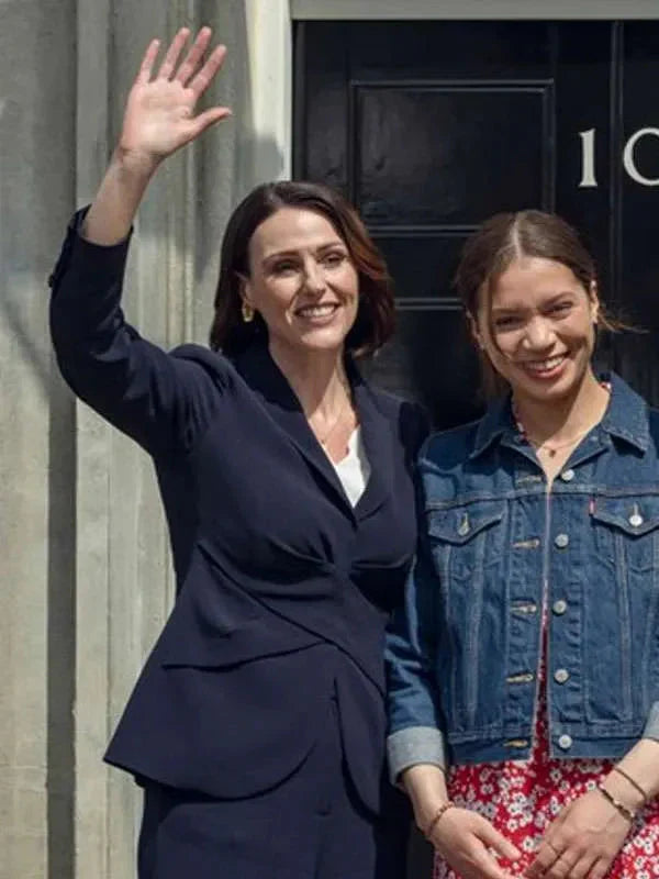 Suranne Jones Hostage Blue Blazer