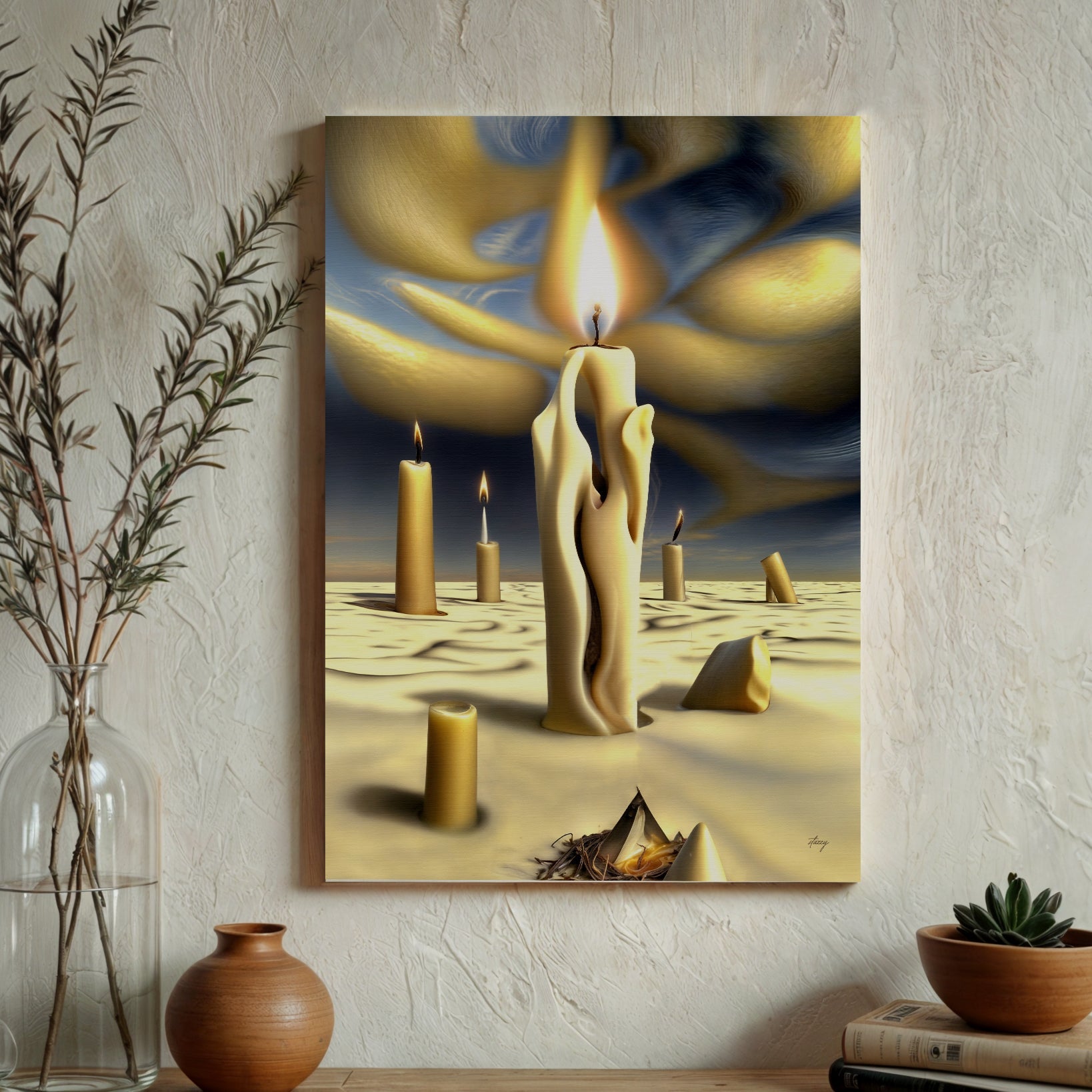 Canvas Print: &amp;quot;Surreal Flames&amp;quot;