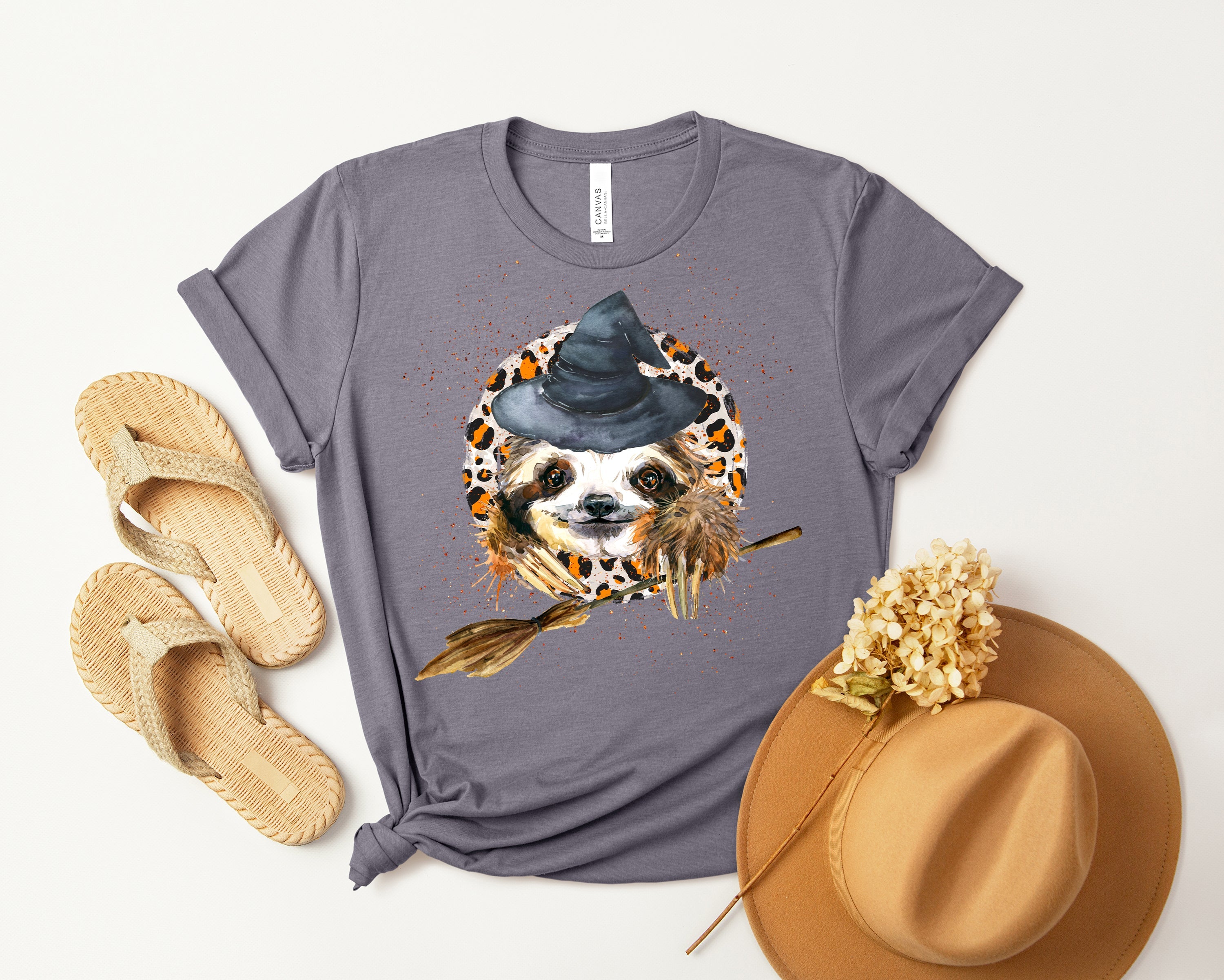 Halloween Sloth Graphic Tee
