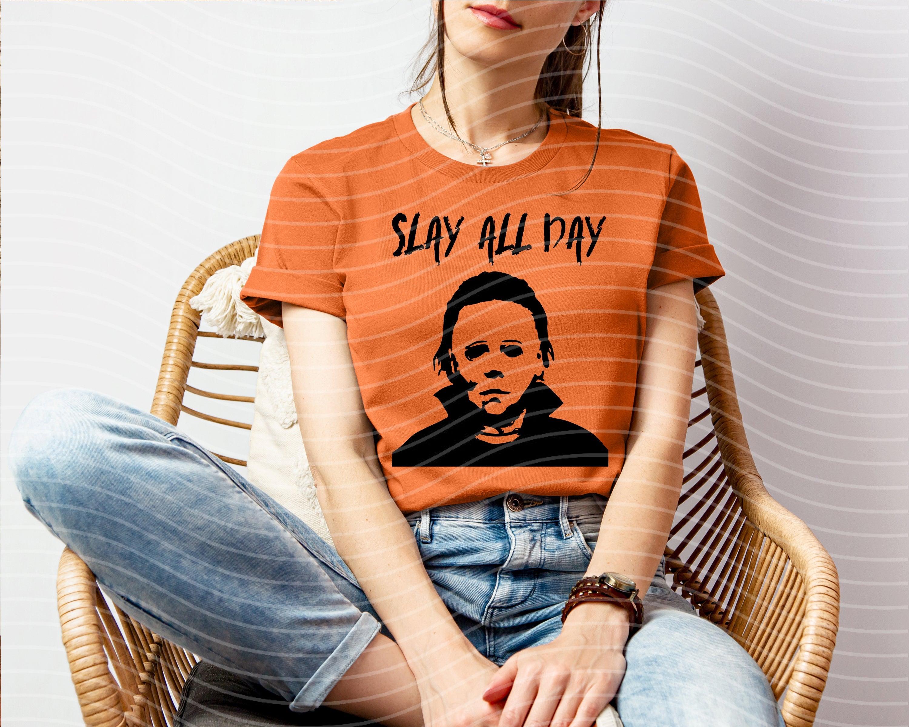 Slay All Day Halloween Graphic Tee
