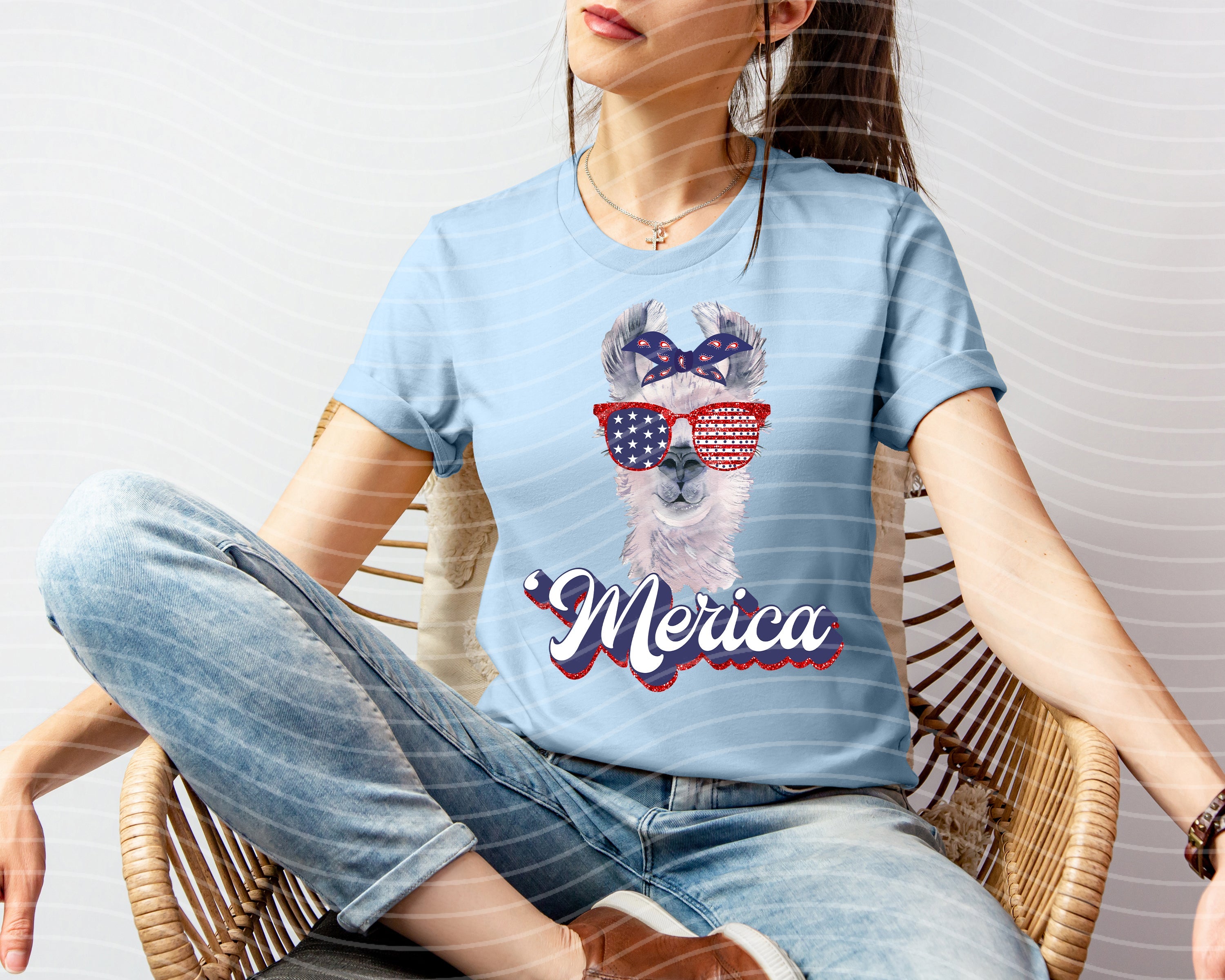 'Merica Llama Graphic Tee