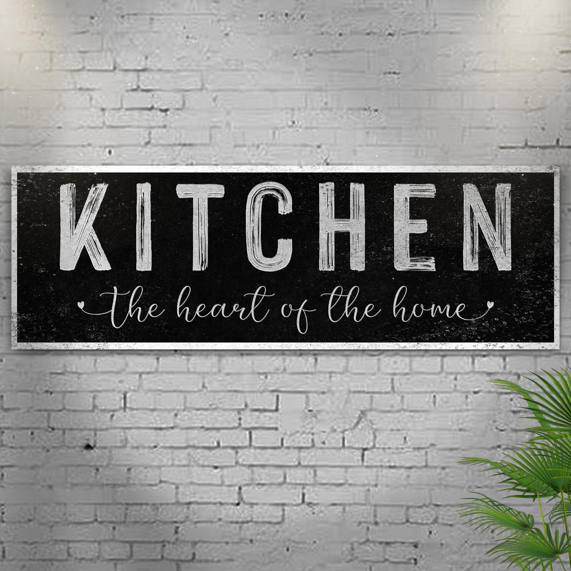 Kitchen Is The Heart Of The Home Sign III