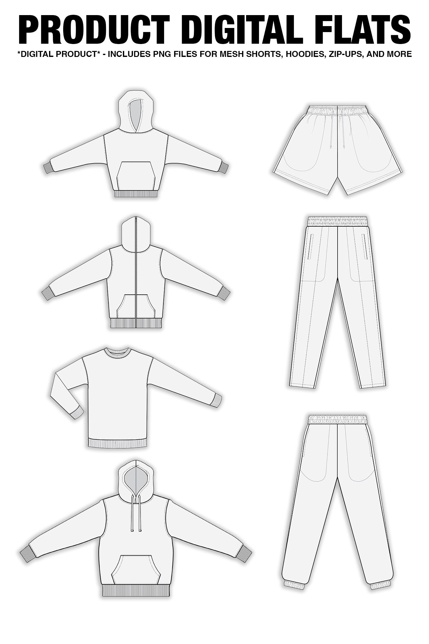 Product Flats - *Digital Product*