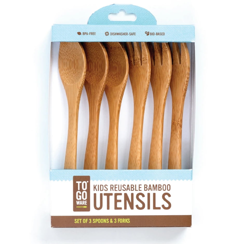 To-Go Ware Kids Utensil Set, Spoon &amp;amp; Fork (3 Each)