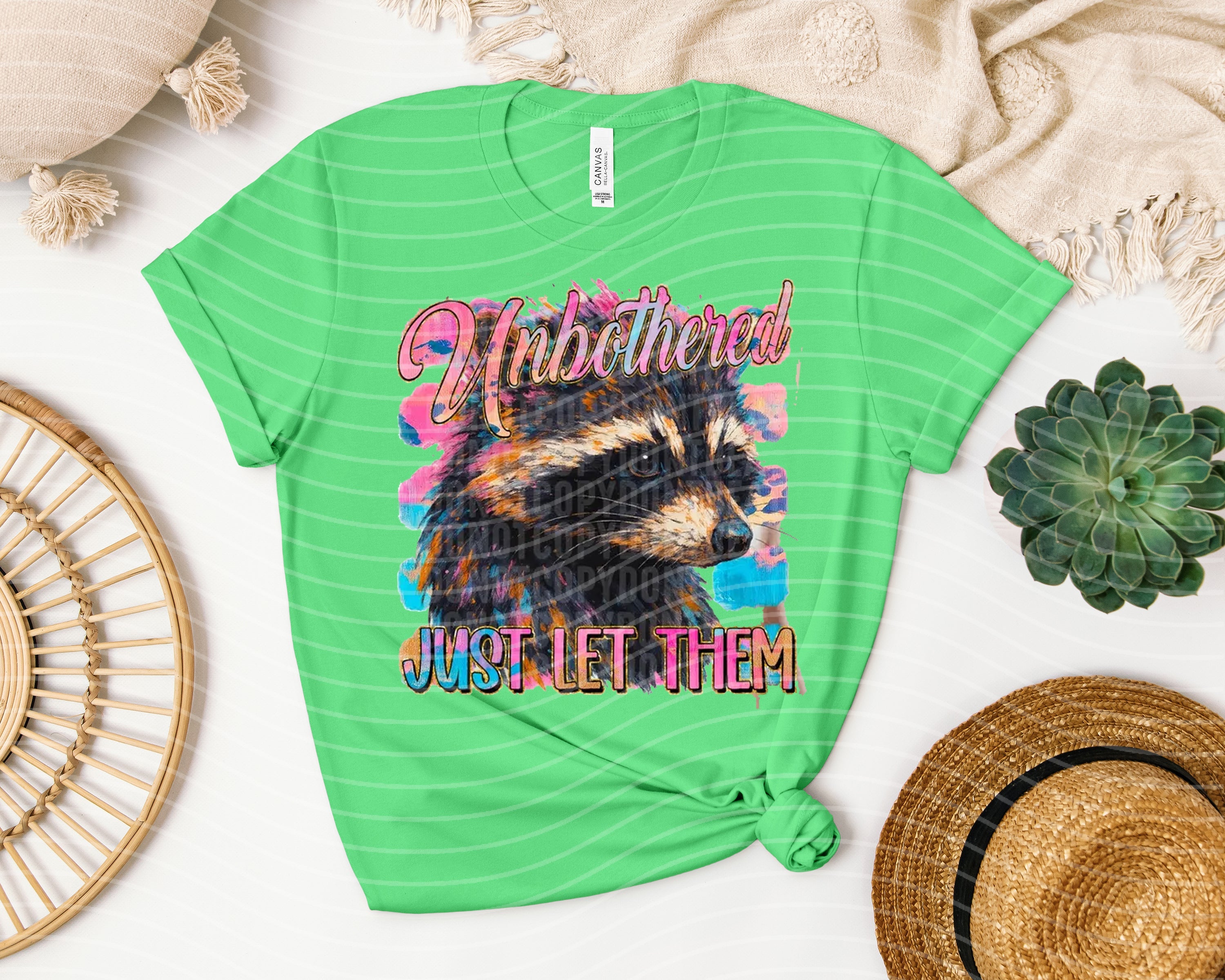 UNBOTHERED GRAPHIC TEE
