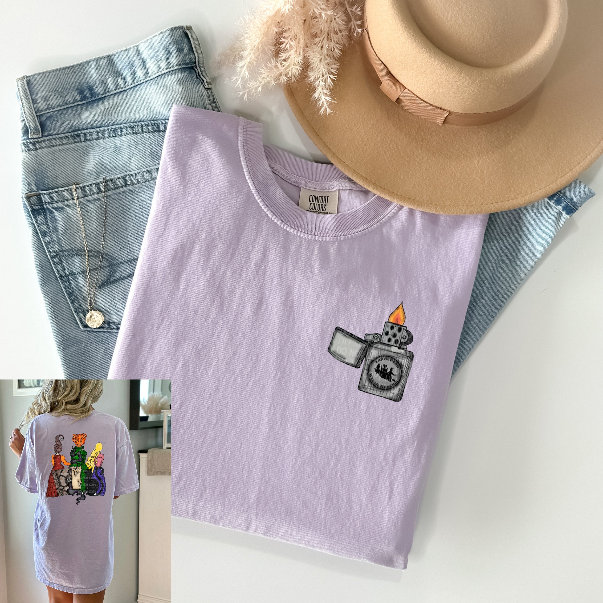 I LIT THE BLACK FLAME GRAPHIC TEE