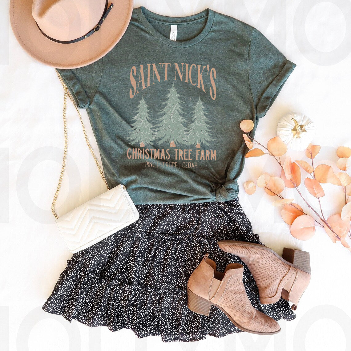 Saint Nick&amp;#39;s Christmas Tree Farm Graphic Tee