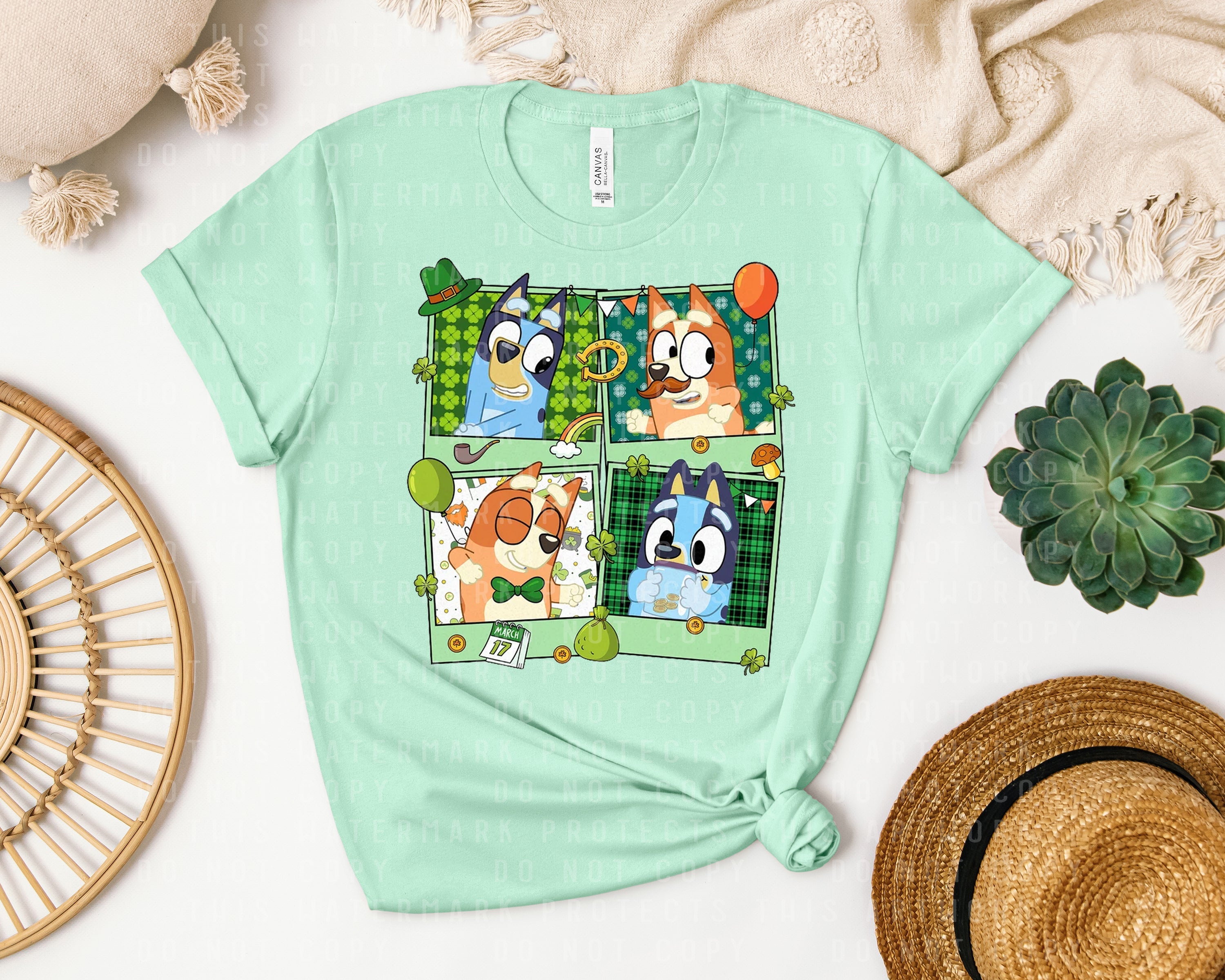 Lucky Bluey Graphic Tee