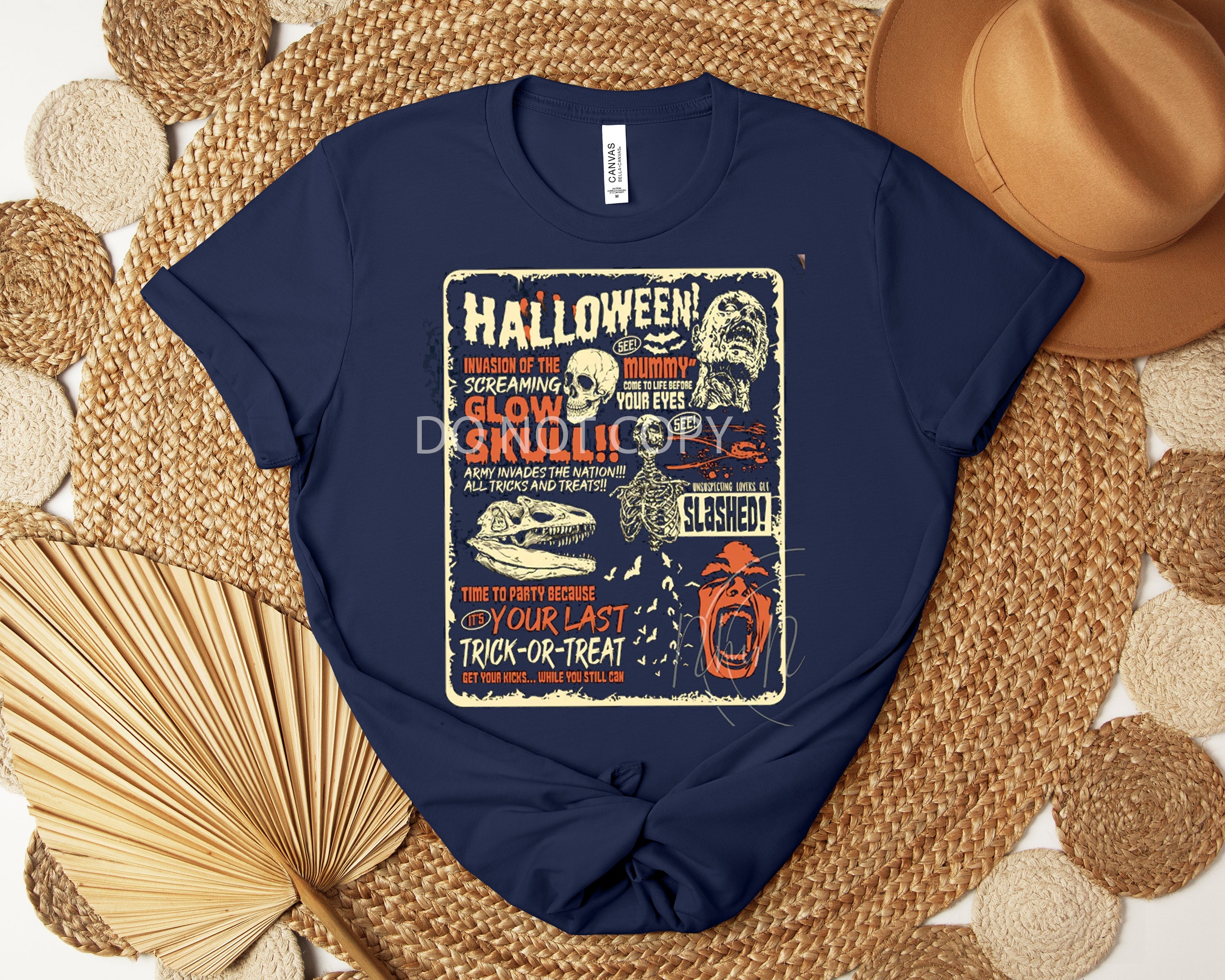 Vintage Halloween Poster Graphic Tee