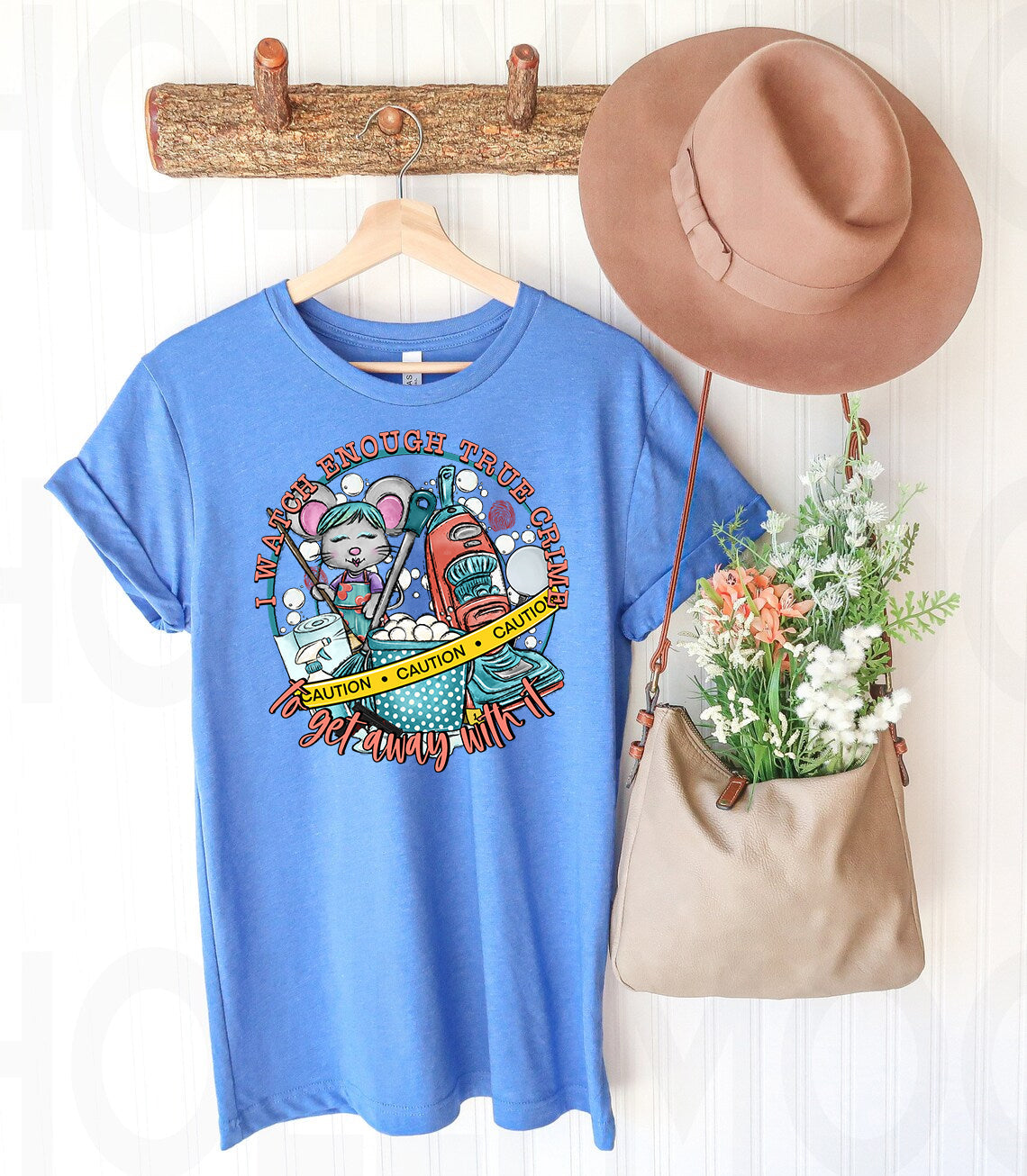 I Watch Enough True Crime to Get Away with It Graphic Tee