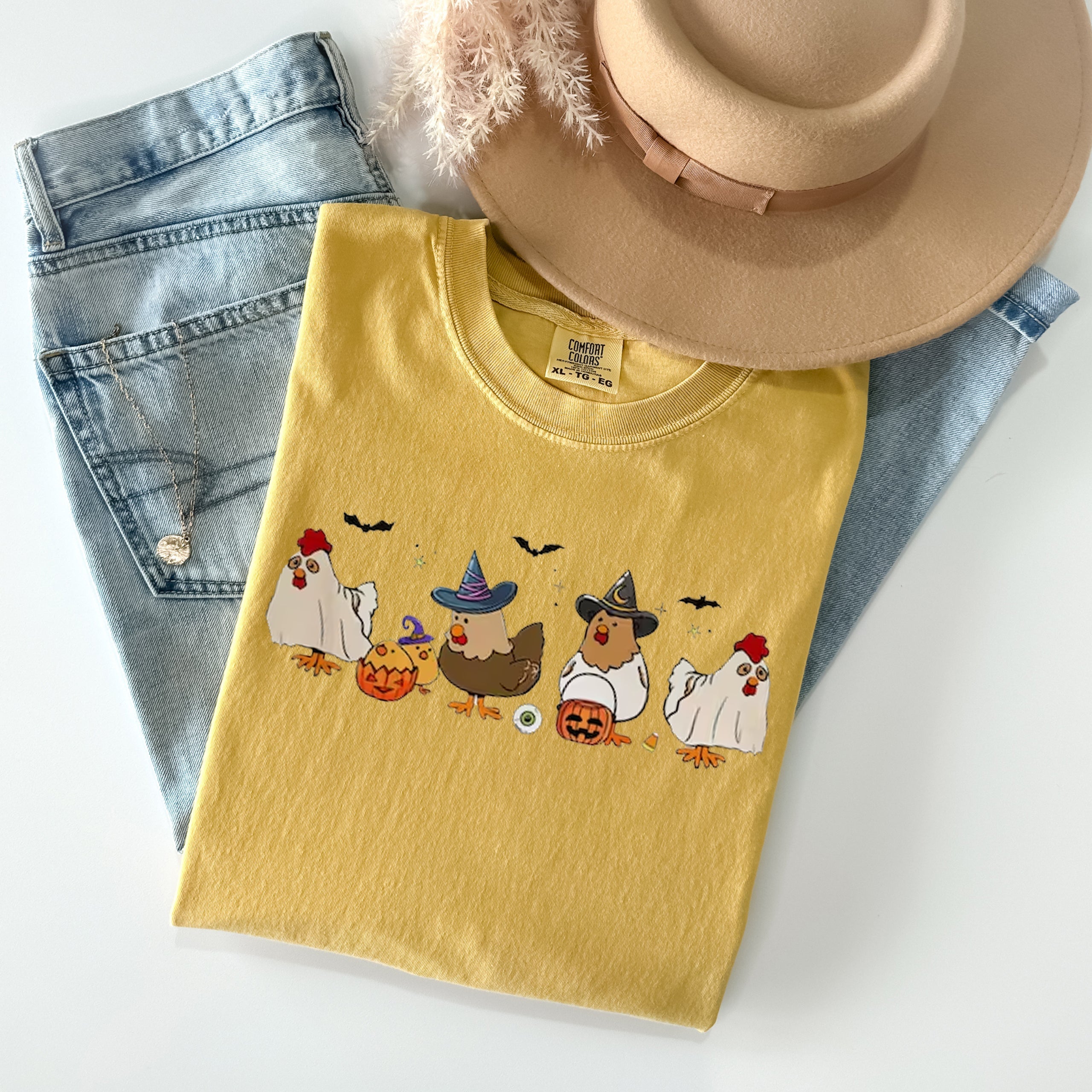 Halloween Chickens Graphic Tee