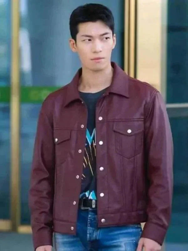 Wi Ha-joon Bad and Crazy Leather Jacket