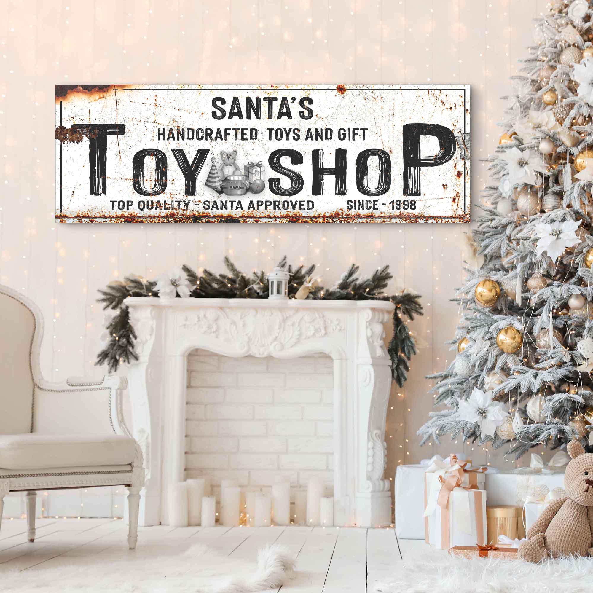 Santa&amp;#39;s Toy Shop Sign