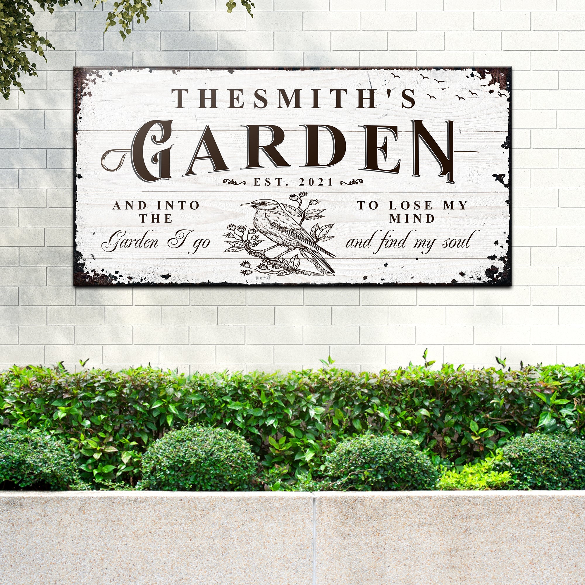 Family Garden Sign