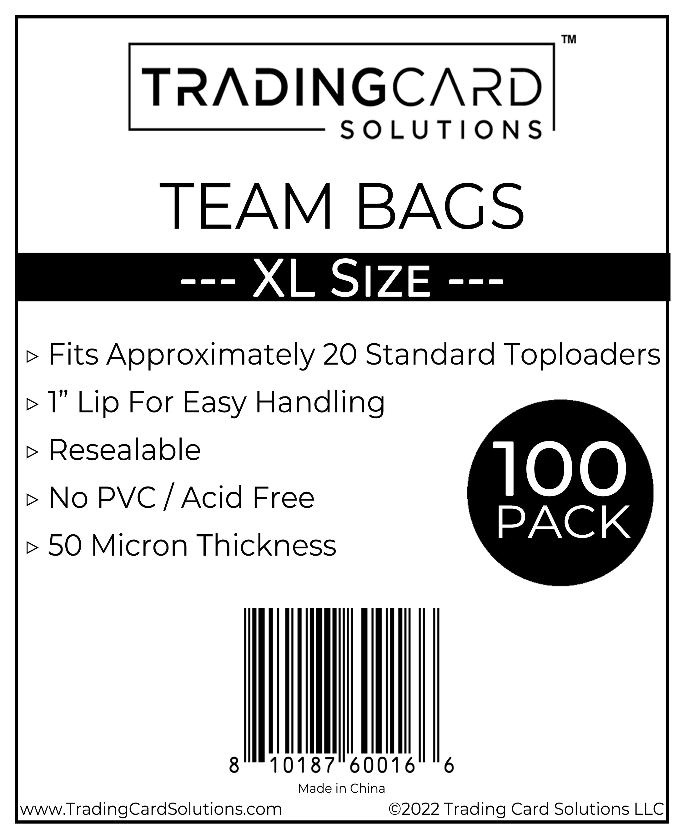 XL Team Bags - 100 Pack