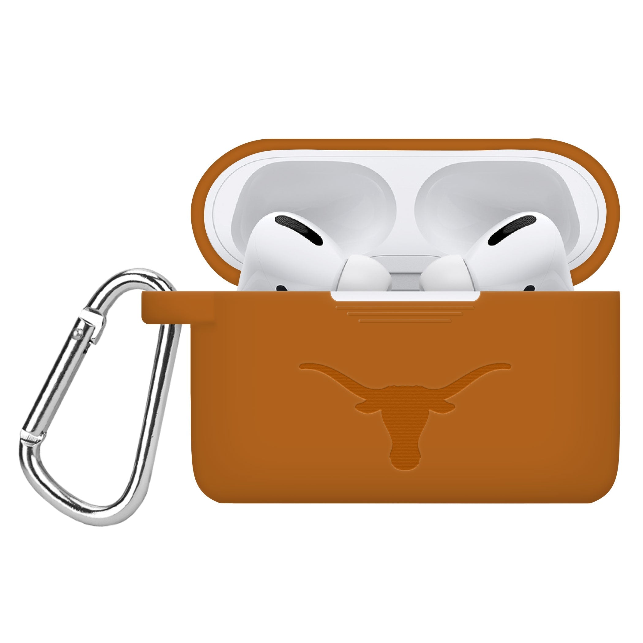 Texas Longhorns Engraved AirPods Pro 1 &amp;amp; 2 Case Cover