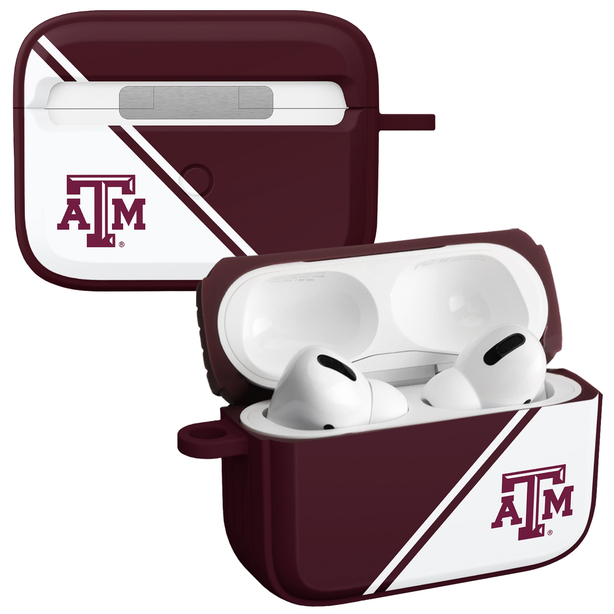 Texas A&amp;amp;M Aggies HDX Champion Series Apple AirPods Pro 1 &amp;amp; 2 Case Cover