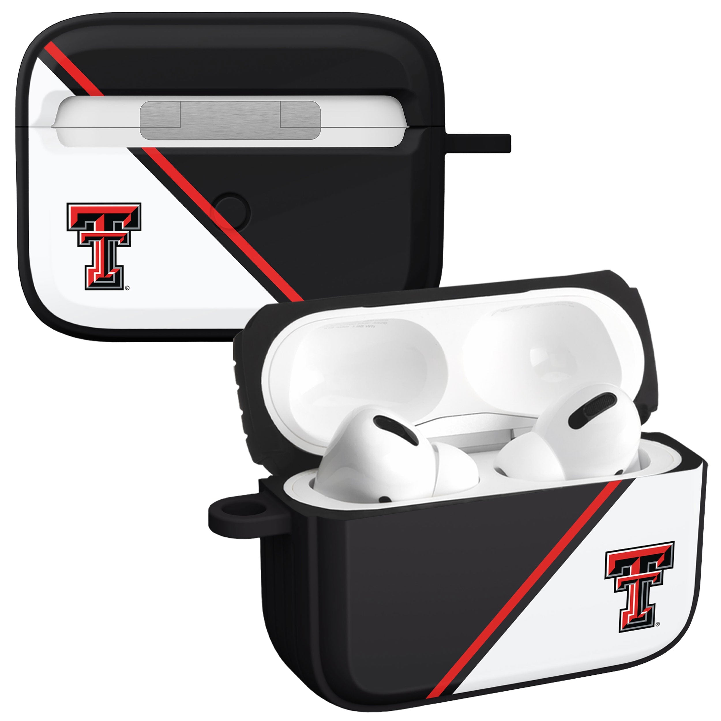 Texas Tech Red Raiders HDX Champion Series Apple AirPods Pro 1 &amp;amp; 2 Case Cover