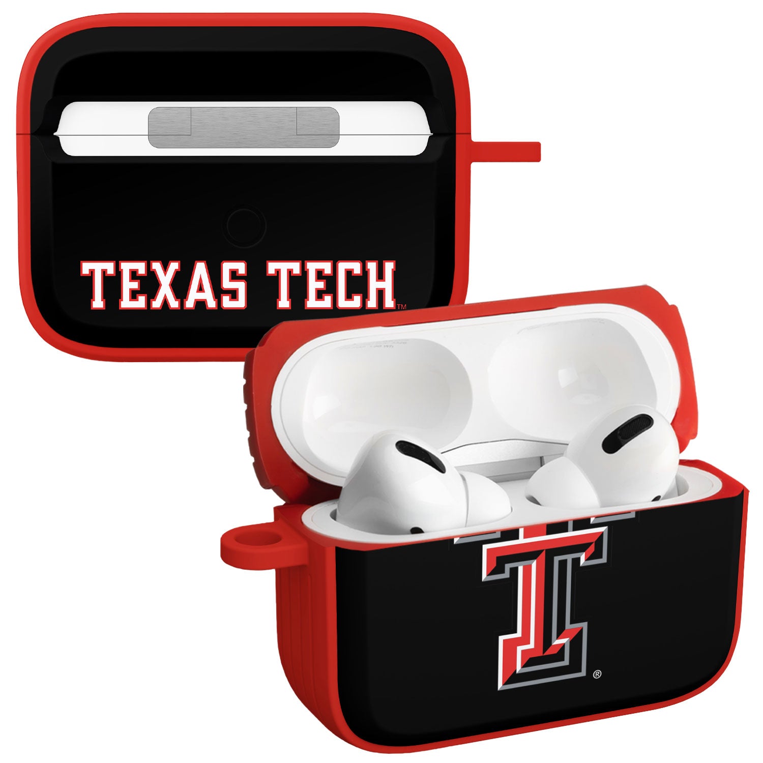 Texas Tech Red Raiders HDX AirPods Pro 1 &amp;amp; 2 Case Cover