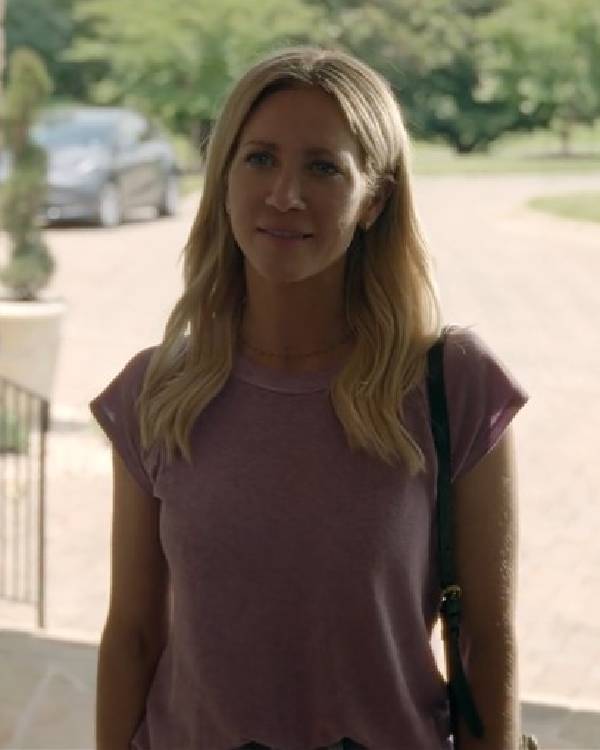 The Hunting Wives Brittany Snow Purple Top