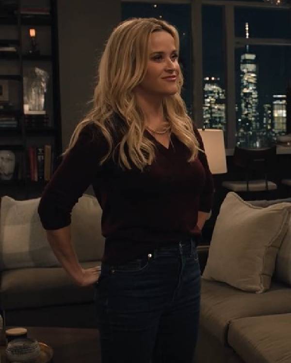 The Morning Show Bradley Jackson Burgundy Sweatshirt